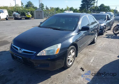 2007 Honda Accord 2.4 Ex из США, поврежденный, VIN 1HGCM56727A013986